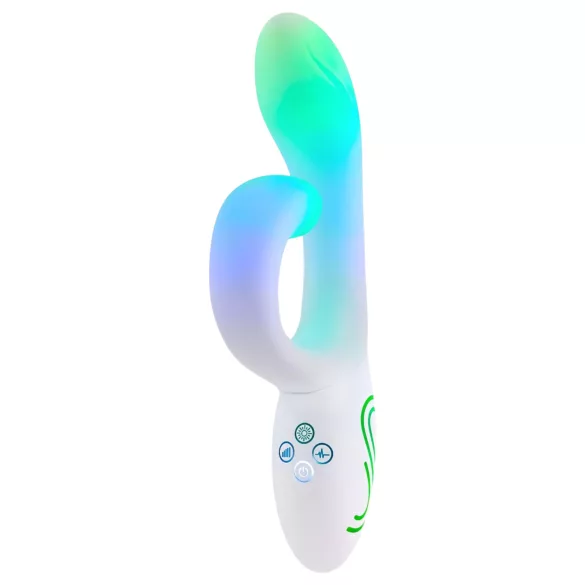 Paradise Illumination - lysende klitorisstimulator med arm (hvid)