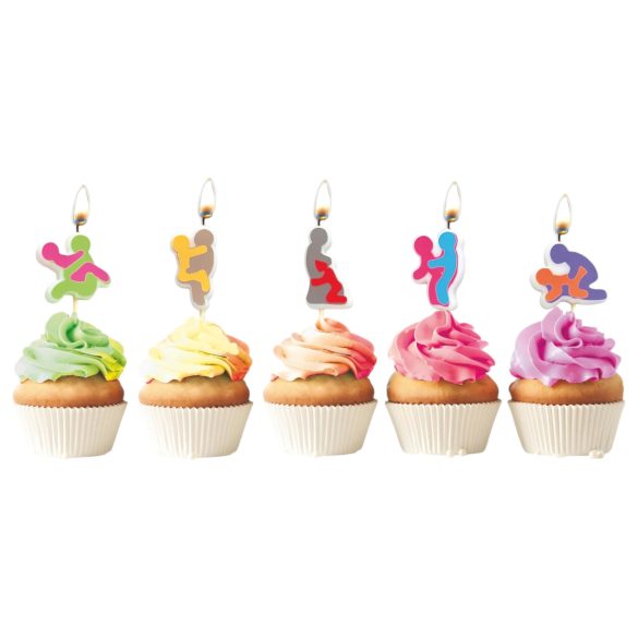 F*ckers! - sexstilling lys - 5 stk