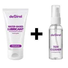 Desirel rense- og glidegel (2 × 50 ml)