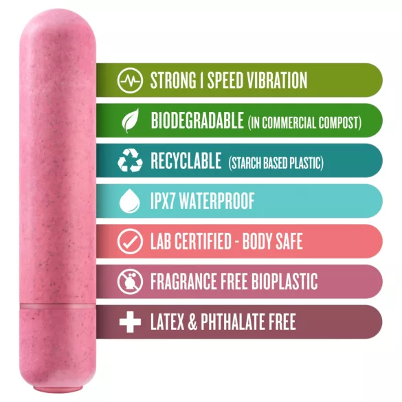 Gaia - miljøvenlig vibrator - medium - koral