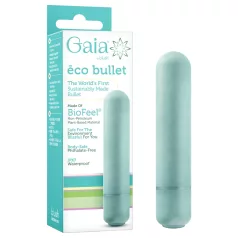   Gaia Eco M - miljøvenlig stavvibrator (turkis) - medium størrelse