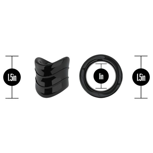 Stay Hard - penisring - sort