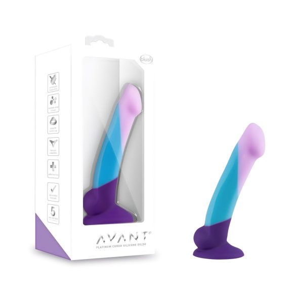 Avant Purple Haze - dildo med sugekop - farverig