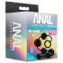Anal Adventures - analdildo med perler - sort