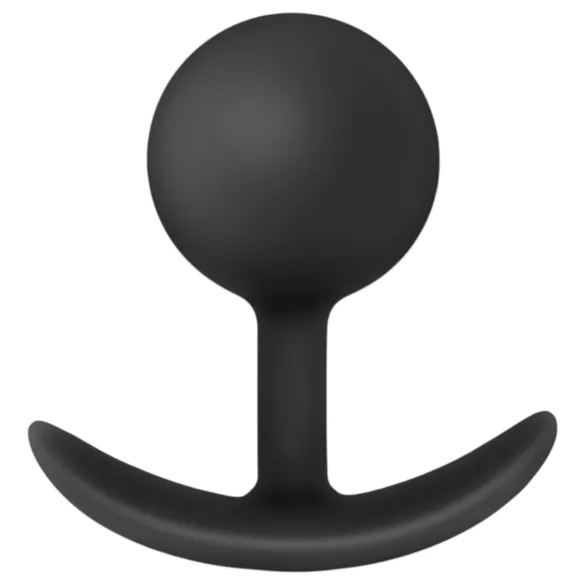 Anal Adventures Platinum - analplug med vibration - sort
