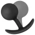 Anal Adventures Platinum - analplug med vibration - sort
