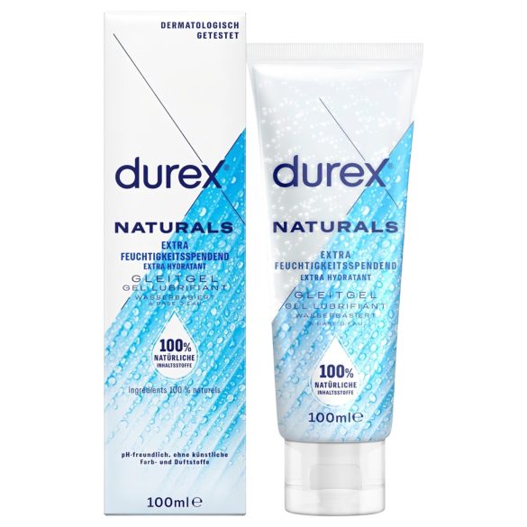 Durex Natural - fugtgivende, vandbaseret glidecreme (100 ml)