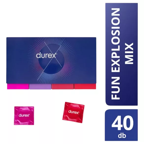 Durex Fun Explosion - kondompakke - mix - 40 stk