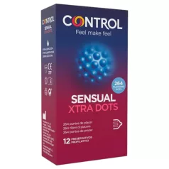 Control - ekstra prikket kondom - 12 stk