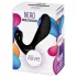 Alive Nero - genopladelig prostatavibrator (sort) - 7 cm