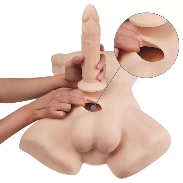 Silexd Apollo - masturbator - mandetorso - naturfarve