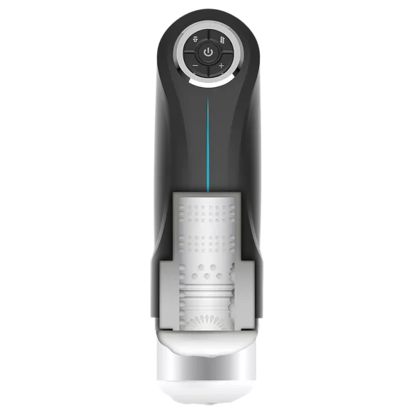 JamyJob - automatisk masturbator med op-ned bevægelse og vibration - sort