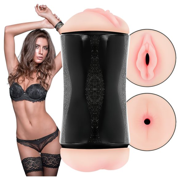 JamyJob - masturbator til vagina og anus - naturfarvet