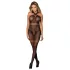 Subblime 951948 - sort net-jumpsuit med krydsstropper (S-L)