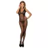 Subblime 951993 - net catsuit med halskæde - sort - S-L