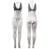 Subblime 951993 - net catsuit med halskæde - sort - S-L