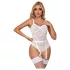 Subblime 954291 - body med kæder - gennemsigtig - hvid - L-XL