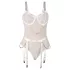 Subblime 954291 - body med kæder - gennemsigtig - hvid - L-XL