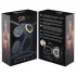 IBIZA - strap-on klitorisvibrator - sort