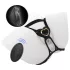IBIZA - strap-on klitorisvibrator - sort
