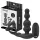 Addicted Toys - analvibrator med roterende hoved og penisring - sort