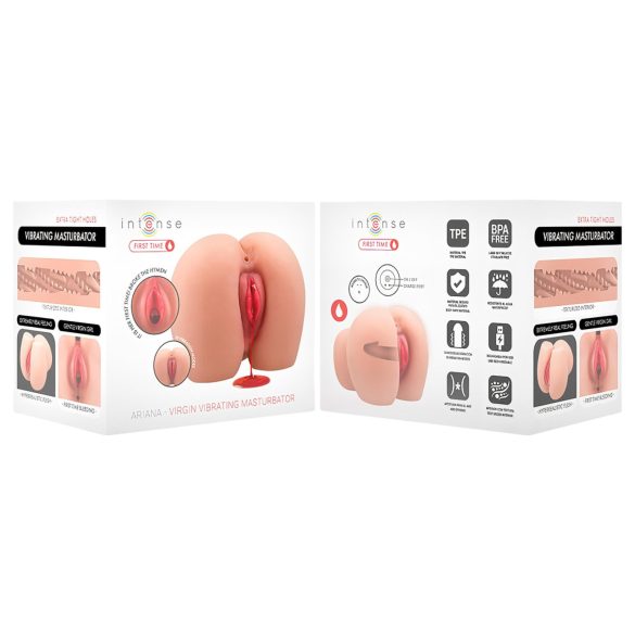 Intense First Time Ariana - realistisk vibrerende jomfru masturbator - natur