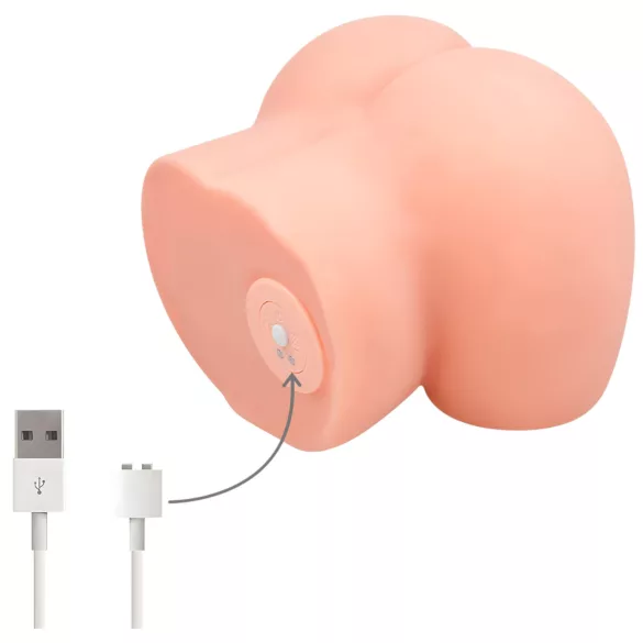 First Time Ariana - naturtro, vibrerende jomfru-masturbator (naturfarvet)