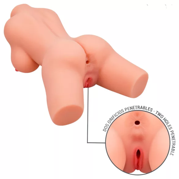 Intense Deep Touch Jesse - realistisk torso masturbator - natur