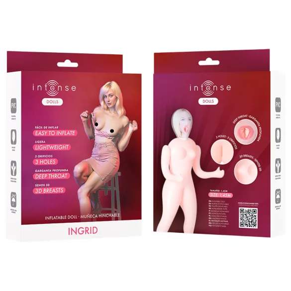 Intense Dolls Ingrid - oppustelig sexdukke - latex