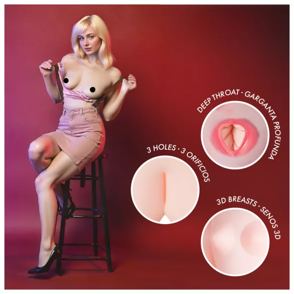 Intense Dolls Ingrid - oppustelig sexdukke - latex