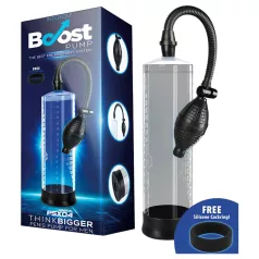   Boost PSX04 - manuel penis­pumpe med måleskala (gennemsigtig) - 22 cm