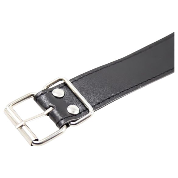 Latetobed - åben mundknebel - sort