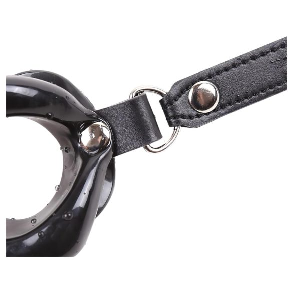 Latetobed - mundformet silikone gag - sort