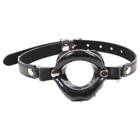 Latetobed - mundformet silikone gag - sort