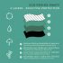 Adalet Flora Menstruationstrusser - normal (sort) - M