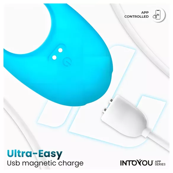 INTOYOU Ringo - smart vibrerende penisring med app (blå)