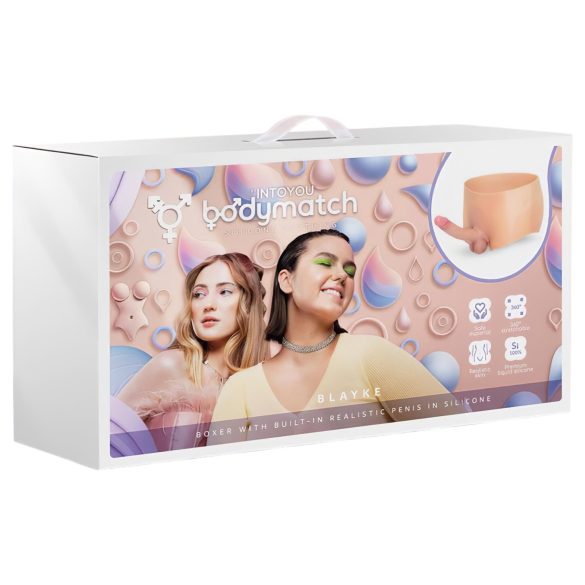 INTOYOU - strap-on realistisk dildo - natur