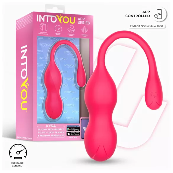 INTOYOU Kyra Pelvic - vibrerende kegel kugler - smart funktion - pink