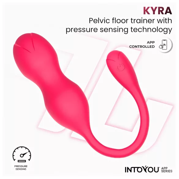 INTOYOU Kyra Pelvic - vibrerende kegel kugler - smart funktion - pink