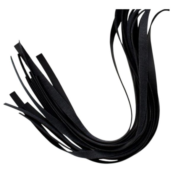 Latetobed - pisk - sort læder - 45cm