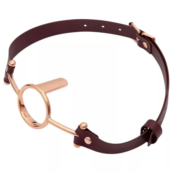 Latetobed - mundgag med ring - brun