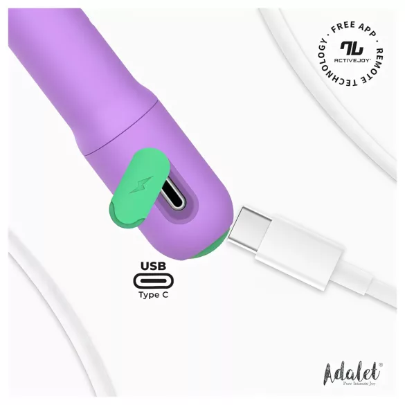 Adalet Gently - G-punkt og prostata vibrator - vibrator - lilla