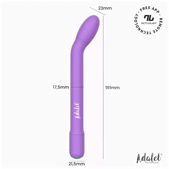 Adalet Gently - G-punkt og prostata vibrator - vibrator - lilla