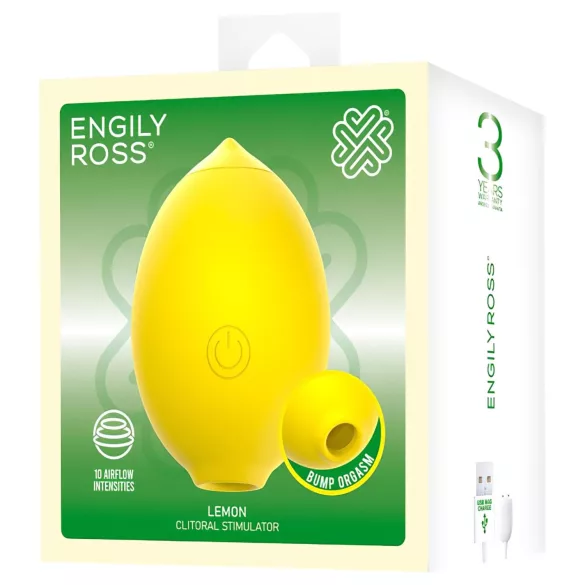 Engily Ross Lemon - bølget klitorisvibrator med citronduft (gul)