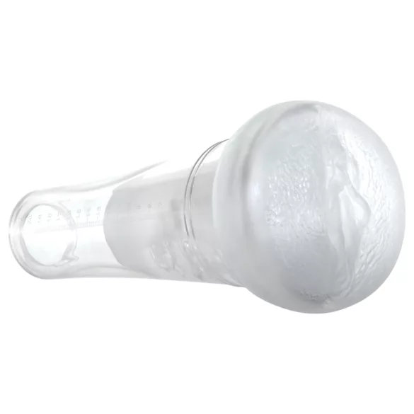 Zero Tolerance - masturbator med vibration og sugefunktion - gennemsigtig