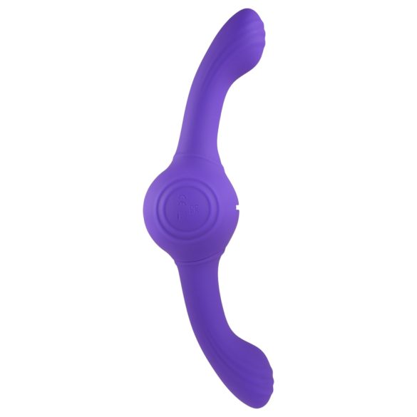 Evolved Our Gyro Vibe - genopladelig, vibrerende dobbelt vibrator (lilla)