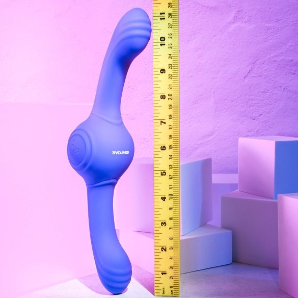 Evolved Our Gyro Vibe - genopladelig, vibrerende dobbelt vibrator (lilla)