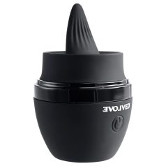 Evolved - klitorisvibrator med tunge - genopladelig - sort