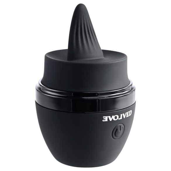 Evolved - klitorisvibrator med tunge - genopladelig - sort