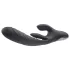 Playboy Rapid Rabbit - klitorisvibrator med rabbit-arm - genopladelig - sort
